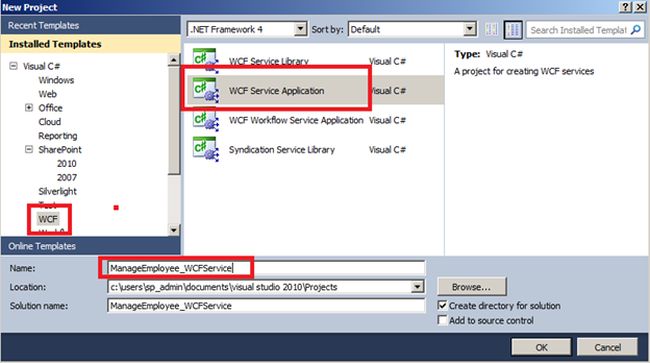 WCF Service Application